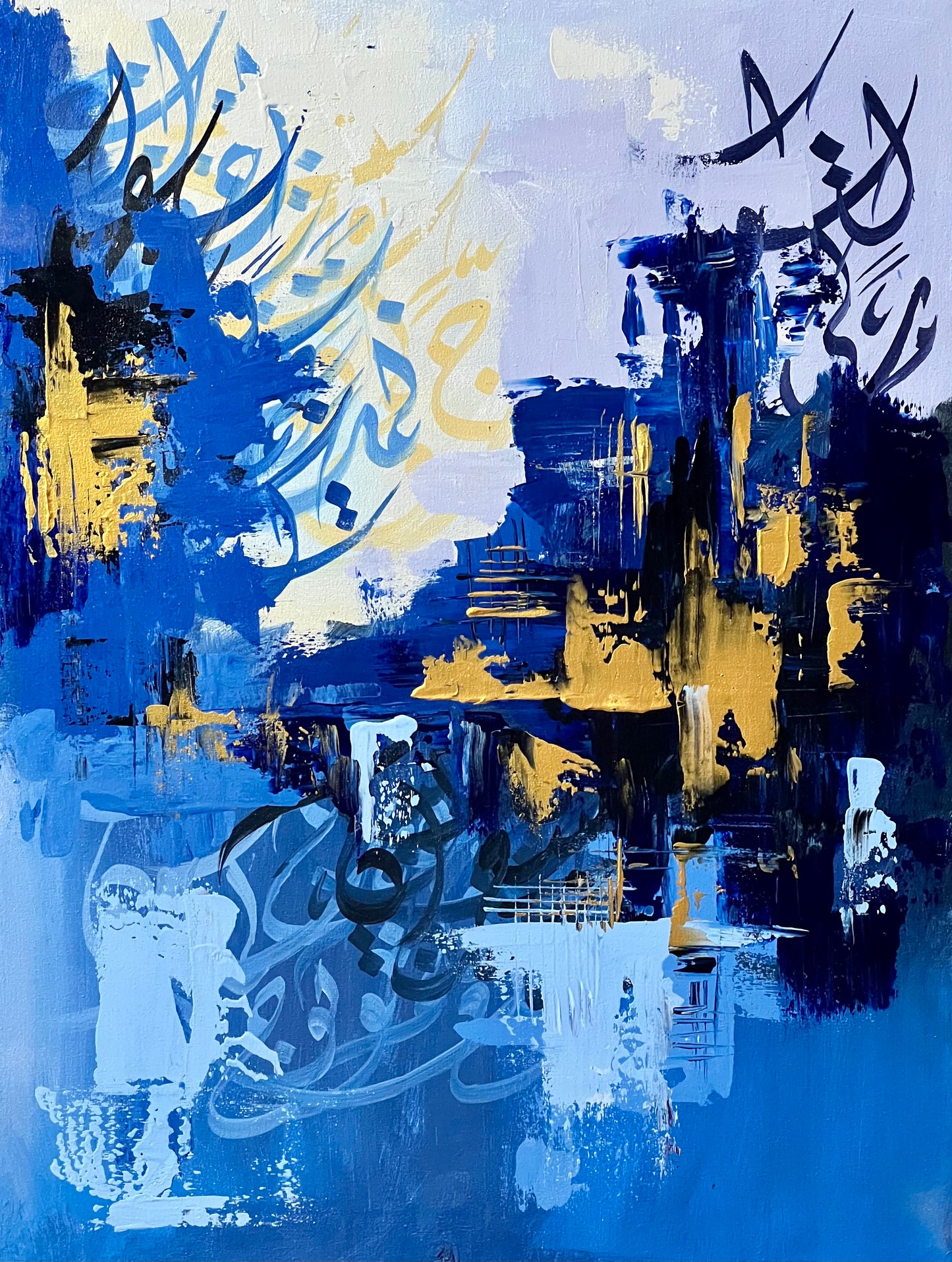 Abstract Contemporary Calligraphy Painting
