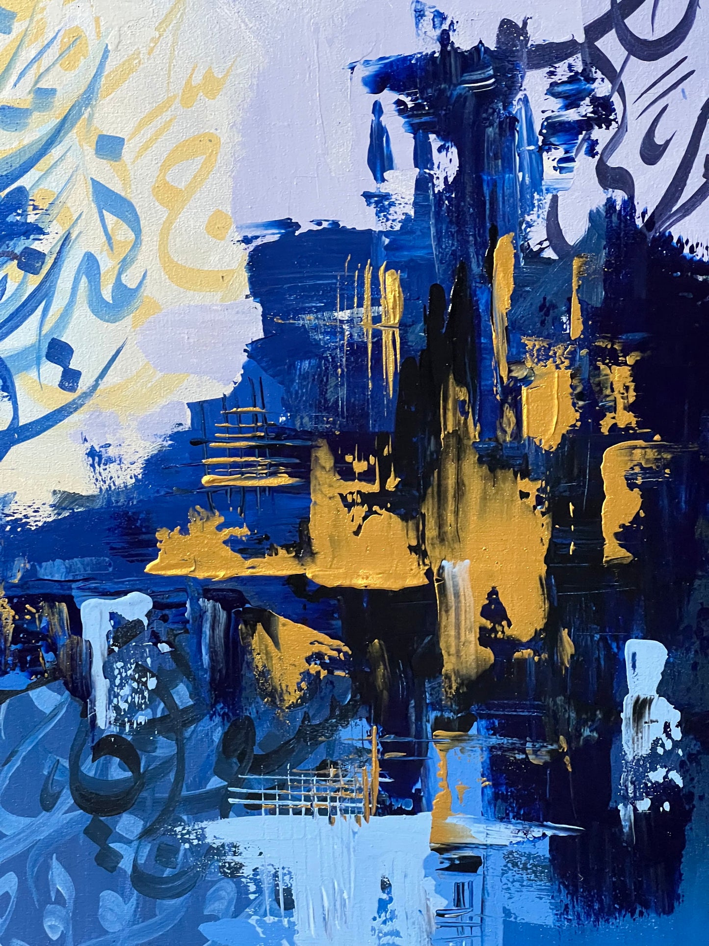 Abstract Contemporary Calligraphy Painting